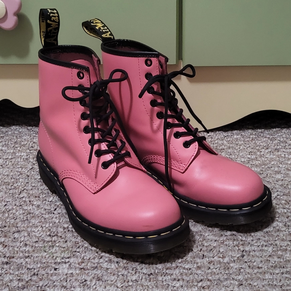 TheOriginal Pink Dr. Marten Boots